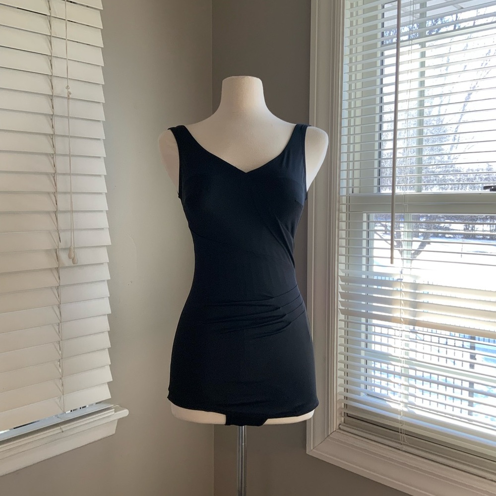 Classic Black One-Piece Swimdress